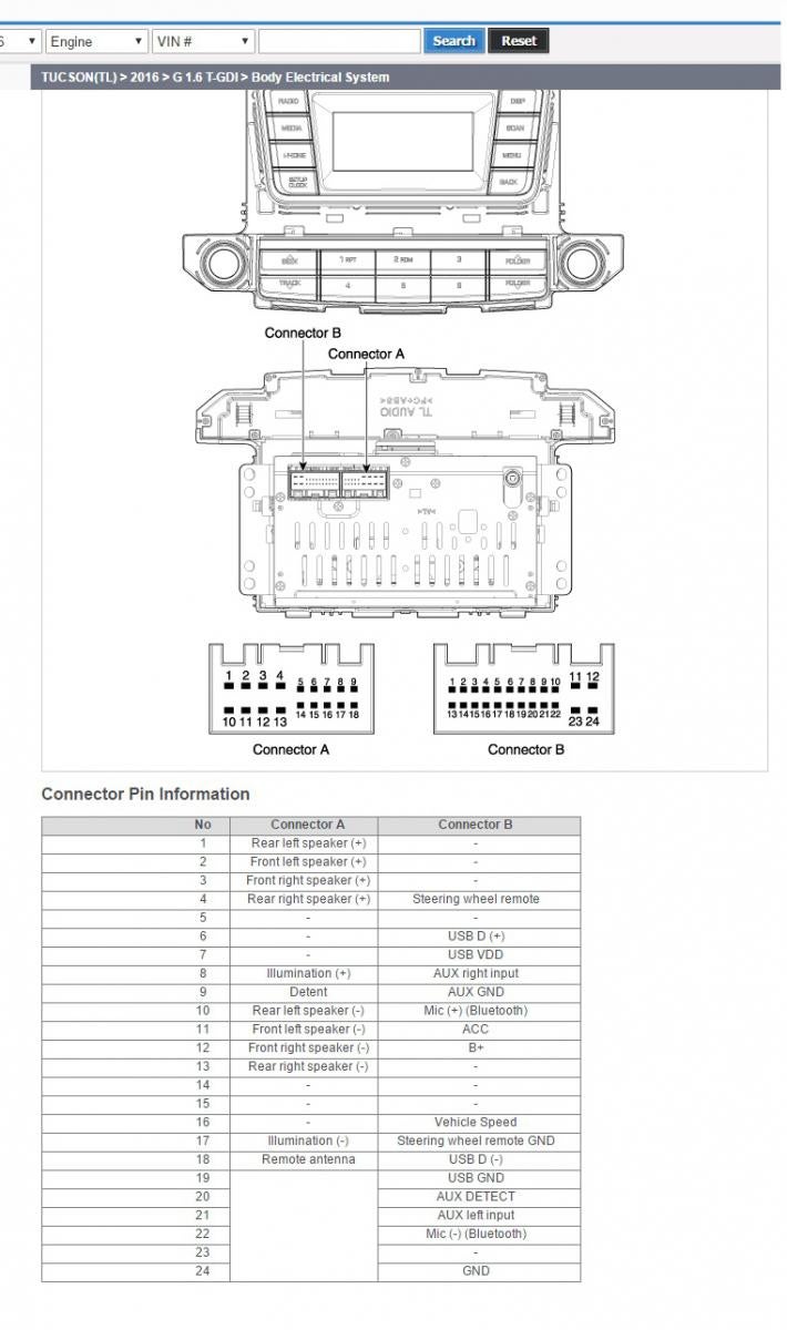 Hyundai Radio Wiring Diagram - Wiring Diagram